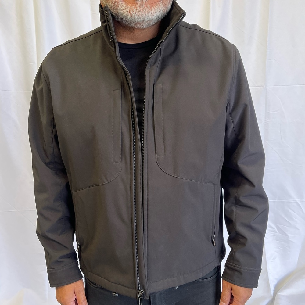 Michael Kors Men’s Heavy Jacket. Black Zip-front Size XL.